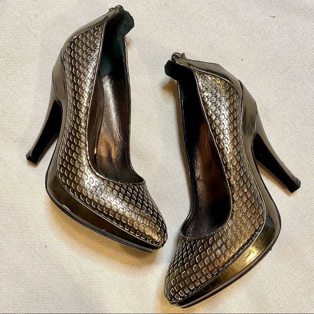 Burberry Prorsum Gunmetal Heels